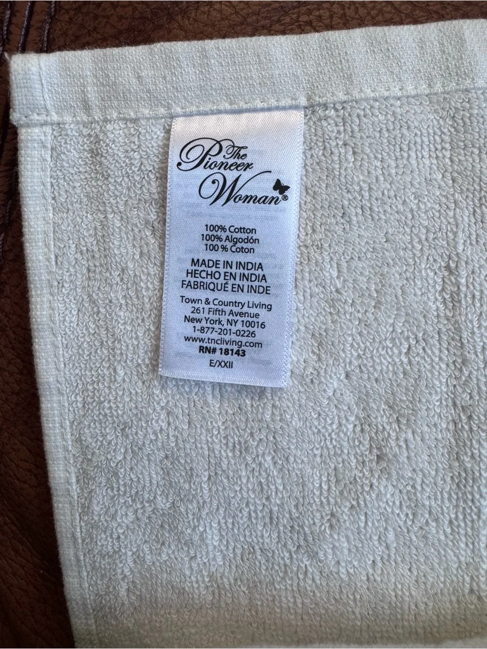The Pioneer Woman Teal Crochet-Trim Floral Kitchen Towel